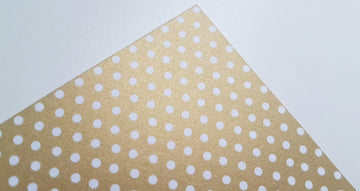 Papel Perolado Bolinha 20 folhas A4 - 180g - Papel Especial